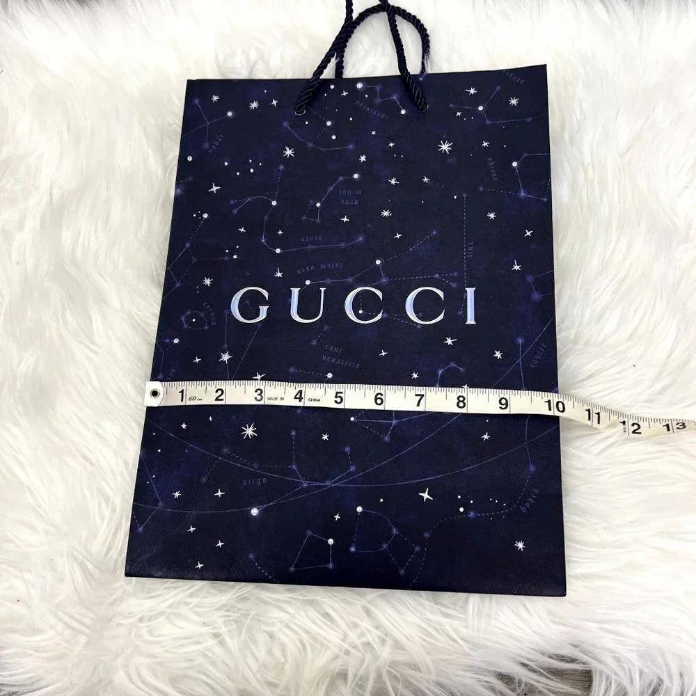 Gucci Shopping Gift Bag Astrology Zodiac Star Limited Edition
